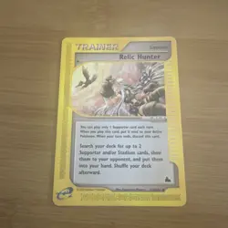 Pokemon 2003 TCG Trainer Card Relic Hunter. Non Holo Card #120/144. - Image 1