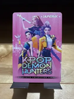 NEW! KPop Demon Hunters Collector Photo Card #XR 011 Holographic - Zoey - Image 2