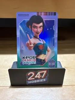 NEW! KPop Demon Hunters Collector Photo Card #UR 006 Holographic - Zoey - Image 1