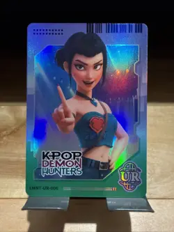 NEW! KPop Demon Hunters Collector Photo Card #UR 006 Holographic - Zoey - Image 3