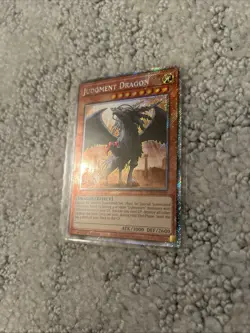 Yu-Gi-Oh Judgement Dragon Platinum Secret Rare Card RA03-EN196 - Image 2