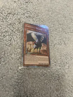 Yu-Gi-Oh Judgement Dragon Platinum Secret Rare Card RA03-EN196 - Image 3