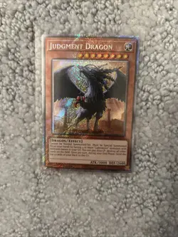 Yu-Gi-Oh Judgement Dragon Platinum Secret Rare Card RA03-EN196 - Image 4