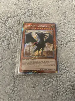 Yu-Gi-Oh Judgement Dragon Platinum Secret Rare Card RA03-EN196 - Image 5