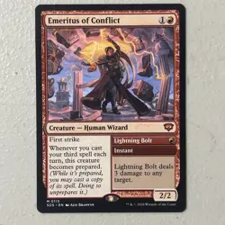 Emeritus of Conflict Secrets of Strixhaven Regular Mythic NM+ MTG - Image 1