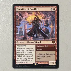 Emeritus of Conflict Secrets of Strixhaven Regular Mythic NM+ MTG - Image 2