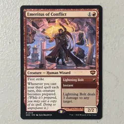 Emeritus of Conflict Secrets of Strixhaven Regular Mythic NM+ MTG - Image 3
