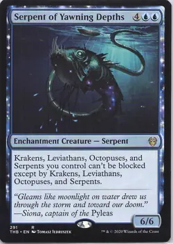 Serpent of Yawning Depths 291 R THB NM - Image 1
