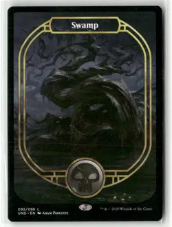 Swamp (Full Art) 92 Land Unsanctioned Magic: The Gathering Near Mint - Image 1