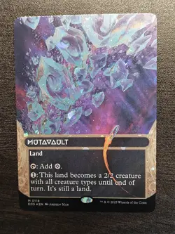 Mutavault Borderless Galaxy Foil M0118 Edge of Eternities: Stellar Sights MTG NM - Image 1