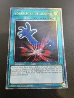 *GERMAN* Premature Burial Quarter Century Secret RA03-EN103 NM Yugioh - Image 1