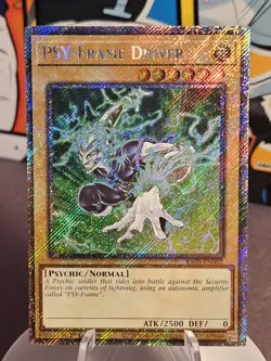 YuGiOh! - PSY-Frame Driver RA05-EN002 Platinum Secret Rare 1st Edition Near Mint - Image 1