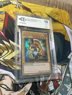 YU-GI-OH! 2010 LEGENDARY COLLECTION BCCG 10 DARK MAGICIAN LIMITED LC01-EN005 - Image 3