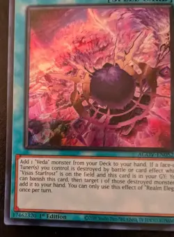 Realm Elegy AGOV-EN052 1st Edition Super Rare Age Of Overlord Yu-Gi-Oh! TCG - Image 4
