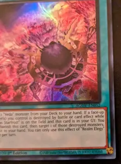 Realm Elegy AGOV-EN052 1st Edition Super Rare Age Of Overlord Yu-Gi-Oh! TCG - Image 5