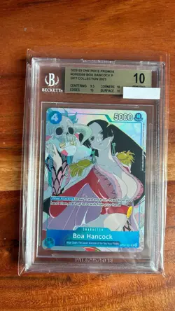 💎 ONE PIECE BGS 10 PRISTINE 💎 Boa Hancock Promo OP02-059 - Triple 10s! 💎 - Image 1