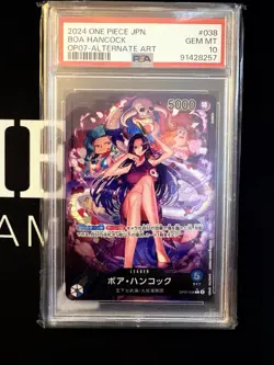 BOA HANCOCK PSA 10 2024 ONE PIECE JPN. #OP07-038 OP07 ALTERNATE ART 5030 - Image 1