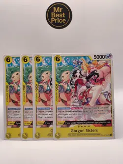 One Piece - 4x OP14-105 Gorgon Sisters Uncommon (Near Mint) - Image 1