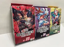 One Piece Starter Deck Lot ST-23 ST-26 ST-28 Shanks Luffy Yamato Sealed Lot 3 - Image 2