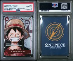 2022 ONE PIECE JAPANESE 25TH ANNIVERSARY #001 MONKEY D. LUFFY PSA 10 - Image 5