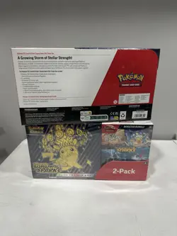 Scarlet & Violet Surging Sparks Pokemon Trading Card Game Elite Trainer Lot Of 2 - Image 2