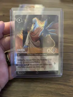 Disney Lorcana TCG: Hades King of Olympus Enchanted Foil 205/204 - Image 1