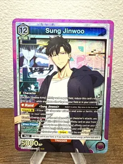 SUNG JINWOO SR UE17BT/SLG-1-022 UNION ARENA SOLO LEVELING NM EN English - Image 1