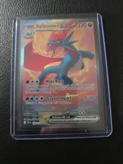 Salamence EX Rare Holo Special Illustration Card 187/159 Sv09: Journey Together - Image 1