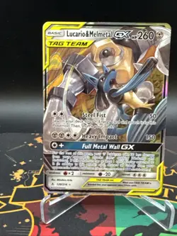 Pokemon Lucario and Melmetal GX SM Unbroken Bonds Card 120/214 - Image 1