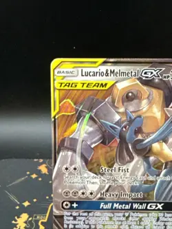 Pokemon Lucario and Melmetal GX SM Unbroken Bonds Card 120/214 - Image 2