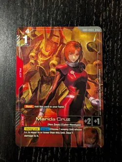 Marida Cruz Alternate Art Foil - GD01-093 R+ NM - Gundam TCG Card Game English - Image 1