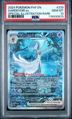 PSA 10 GEM MINT GARDEVOIR EX 233/091 Special Illustration Rare Pokemon Card - Image 1