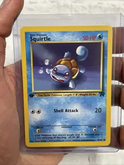 Pokemon Squirtle 68/82 Team Rocket 1st Edition NM/MT OR BETTER Common Card Vtg - Image 2
