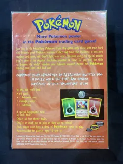 1999 Pokemon Base Set Brushfire Theme Deck Factory Sealed Vintage WOTC - Image 2