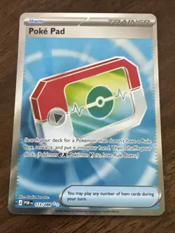 Pokemon Trainer Poke Pad 113/088 Me03: Perfect Order Full Art Ultra Rare Holo - Image 1