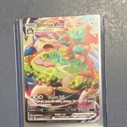 Pokemon TCG Snorlax VMAX 142/202 Swsh01 Full Art Holo Ultra Rare 340 HP 2020 - Image 1
