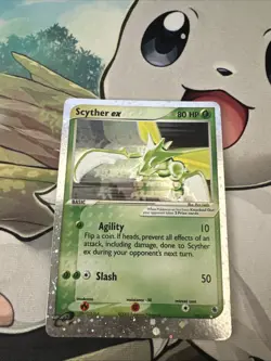 Pokemon Scyther ex 102/109 Ruby and Sapphire Holo - Image 1