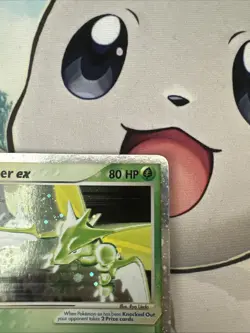 Pokemon Scyther ex 102/109 Ruby and Sapphire Holo - Image 4