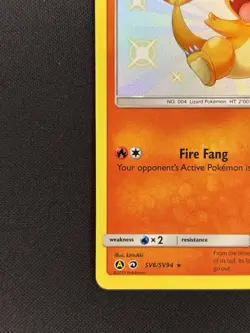 Pokemon TCG Charmander SV6/SV94 Hidden Fates Shiny Holo Rare 70 HP - Image 5