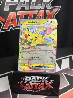 Pokemon TCG Ascended Heroes Pikachu EX 057/217 Double Rare Full Art Holo - Image 1