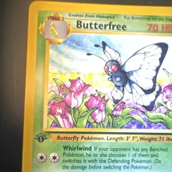 Pokemon TCG Butterfree 33/64 1st Edition Jungle Uncommon Stage 2 Vintage WotC - Image 2
