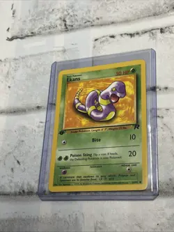 Pokemon Ekans 56/82 Team Rocket 1st Edition Vintage Vtg Pokemon Card NM NRMT - Image 1