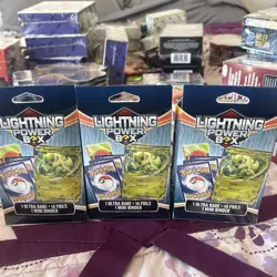 New Sealed Pokemon Lightning Power Box1 Ultra Rare 14Foil 1 Mini Binder lot of 3 - Image 5