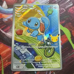 Pokemon Squirtle 039 First Partner Illustration Full Art Holo Promo - Image 1