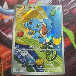 Pokemon Squirtle 039 First Partner Illustration Full Art Holo Promo - Image 3