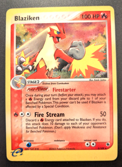 Blaziken 3/109 - Holo Rare - LP/MP - EX Ruby & Sapphire (2004) - Pokemon TCG - Image 1