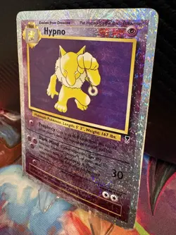 Pokemon Hypno Legendary Collection Reverse Holo 25/110 WOTC DMG Creased - Image 2