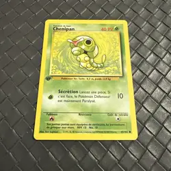 Carte Pokemon Chenipan 45/102 Edition 1 Set de Base Wizards Francaise - Image 1