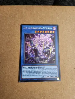 Yugioh Ame no Murakumo no Mitsurugi Secret Rare L26D-ENM08 Legendary Modern NM - Image 1
