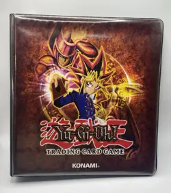 Yu-Gi-Oh! 1996 Yugi & Dark Magician Official 3-Ring Trading Card Binder - Used - Image 1